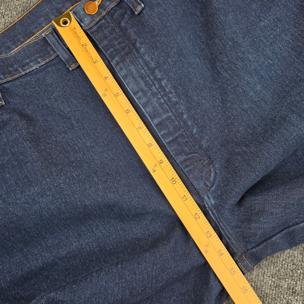 Wrangler 13MAFPW Cowboy Cut Active Flex Original Fit Jeans Men's 44x34 Dark Wash - Picture 5 of 9